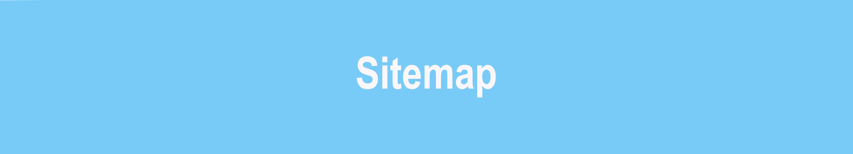sitemap banner